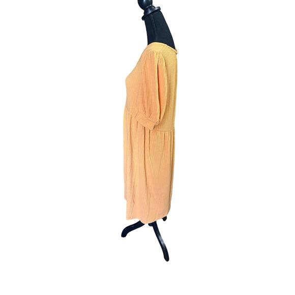 Polagram Orange Rivne Dress – Flowy Boho Style with Feminine Detail - Picture 4 of 6